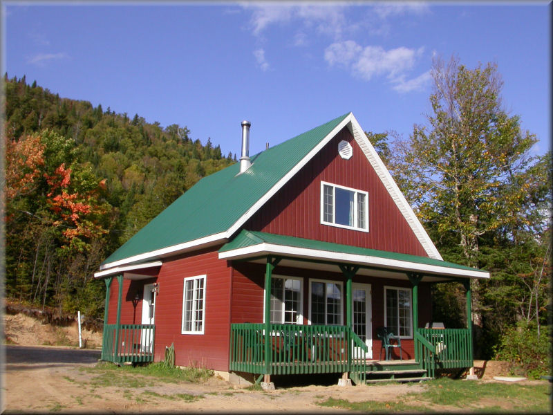 Le chalet Jobin #10, vu depuis l'extérieur