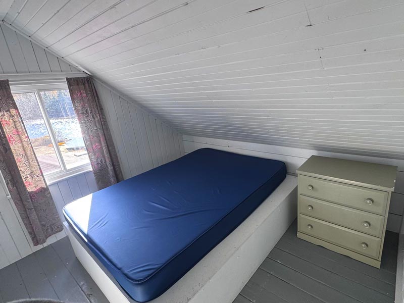 Une chambre du Crépeau #1, avec un lit double