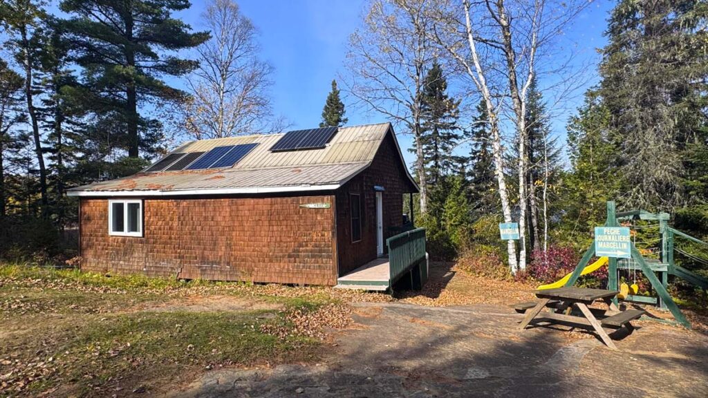 Le chalet le Marcellin, vu depuis l'extérieur