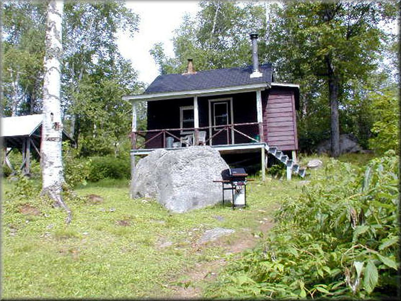 Le chalet Bouleau #2, vue de l'extérieur
