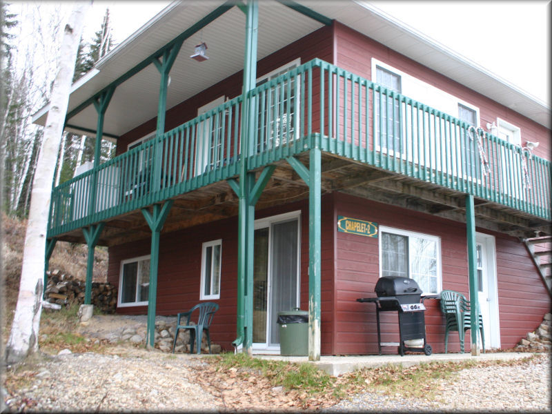 Le chalet Chapelet #2, vu depuis l'extérieur