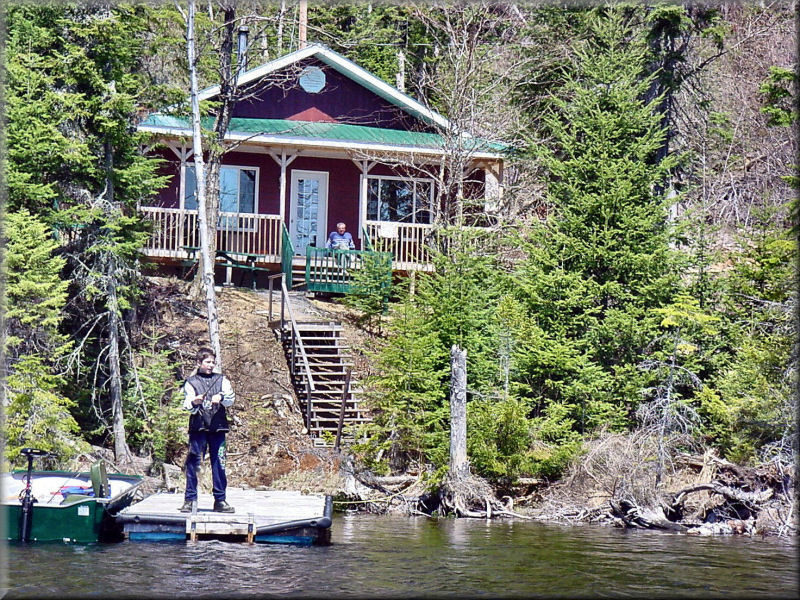 Le chalet Jobin #11, vu depuis l'extérieur