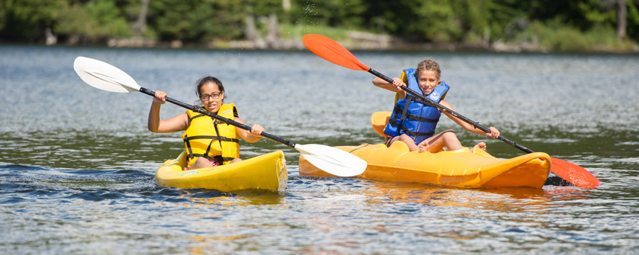 Kayak à la Pourvoirie Trudeau