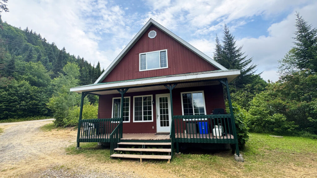 Le chalet Jobin #3, vu depuis l'extérieur