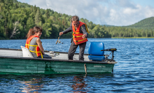 Le forfait Pêche avec séjour, à la Pourvoirie Trudeau